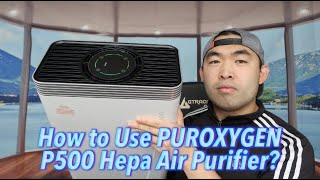 PURO²XYGEN P500 HEPA Air Purifier Review [upl. by Alegnasor]