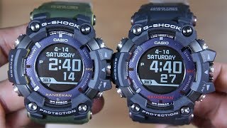 CASIO GSHOCK RANGEMAN GPRB10001B VS GPRB10001D [upl. by Wollis85]