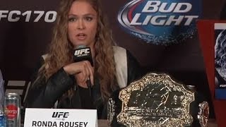 UFC 170 PreFight Press Conference Highlights [upl. by Ahsiniuq]