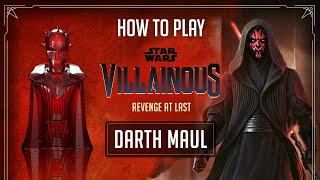 How to Play Darth Maul in Star Wars Villainous [upl. by Westberg]