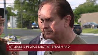 Officials provide update after up to 10 shot at Rochester Hills splash pad [upl. by Eiramalegna663]