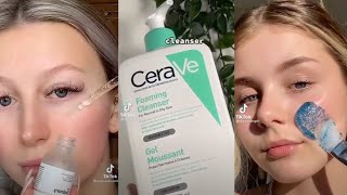 Actual Aesthetic Skincare Routines  tiktok compilation 2021 [upl. by Riehl75]