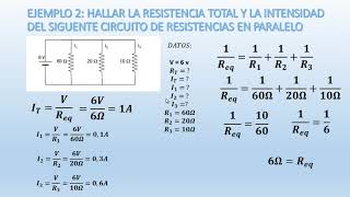 EJERCICIOS DE CIRCUITO DE RESISTENCIAS FÍSICA [upl. by Romulus]