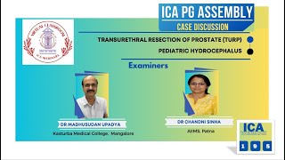 ICA PG Assembly TURP Hydrocephalus ICA Webinar 195 [upl. by Ifen]