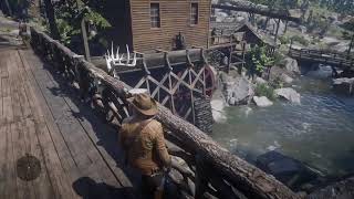 Red Dead Redemption 2 Ambient Gameplay Spending the day in Strawberry [upl. by Prudie]