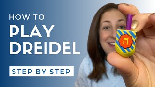 How to Play Dreidel  Hanukkah Dreidel Game Instructions [upl. by Nnylyoj]