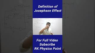 Josephson Effect In Superconductors  Superconductivity [upl. by Igic898]