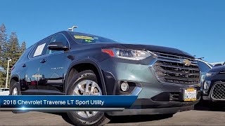 2018 Chevrolet Traverse LT Sport Utility Sacramento Roseville Elk Grove Folsom Stockton [upl. by Garrity]