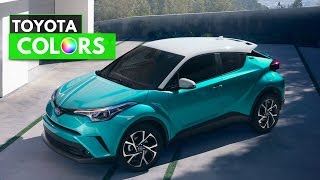 2018 Toyota CHR Colors [upl. by Abihsot425]