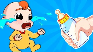 Bottle Milk Feeding Song 🍼  More BabyPets Nursery Rhymes amp Kids Song [upl. by Lurette]