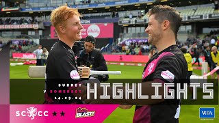 HIGHLIGHTS Rew Dickson and Gregory star as Somerset beat Surrey again [upl. by Rehotsirhc295]