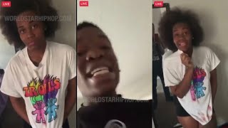 Dude Beats amp Punches His Girlfriend In The Mouth amp Exposes Her On Facebook Live For Cheating On Him [upl. by Ydrah458]