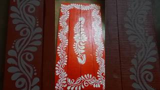 Pujor piri designkali Puja special piri design shorts videoBengali [upl. by Udall508]