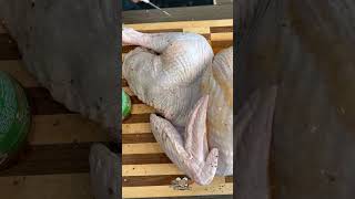 Smoked Spatchcock Turkey thanksgiving thanksgivingrecipe turkey delicious smokedmeat [upl. by Akirre909]