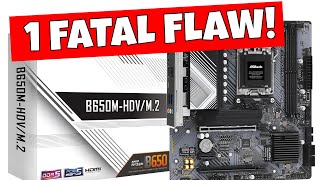 BEST CHEAP Ryzen AM5 B650 MATX Asrock B650M HDV M2 with 1 FATAL flaw [upl. by Callahan]