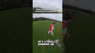 YOU BALD WHAT😳 footballshorts goprofootball funnyfootball footballfails footballedits [upl. by Noivart]