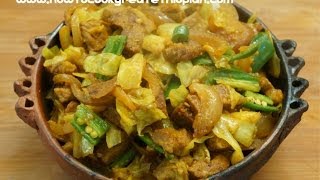 Ethiopian Food  Beef amp Cabbage Alicha Tibs Recipe  Amharic English  Injera Wot Berbere Kitfo [upl. by Everara]