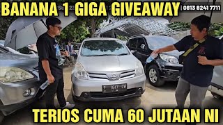 SHOWROOM GARASI BANANA JUAL MOBIL MURAH KASIH GIVEAWAY PEMILU PRESIDEN UDAH LEWAT NI GAS [upl. by Nove]