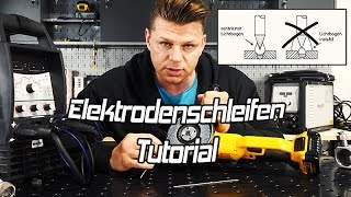 Wolframelektrodenschleifen Tutorial für Anfänger [upl. by Itsirhc]