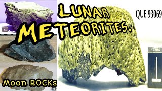 The Lunar Meteorite Lunar meteorite samples Officially listed lunar meteoritesmeteor meteorite [upl. by Claude]