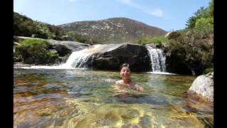 Arran IslandScotland  Walk and swimming in river near Sannox [upl. by Moncear]