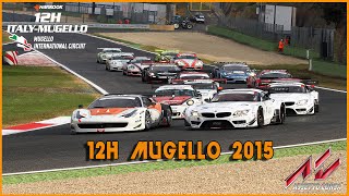 Assetto Corsa  12h Mugello 2015 [upl. by Vil]