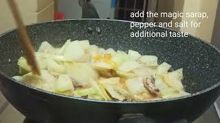 GINISANG PAPAYA SA SARDINAS  EASY AND HEALTHY RECIPE [upl. by Etteb]