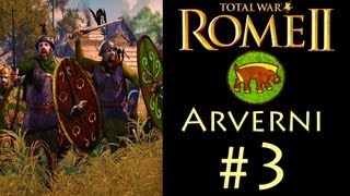 Total War Rome 2  Arverni Campaign Legendary  Part 3 quotBarbarian Ballistaquot [upl. by Zilevi]