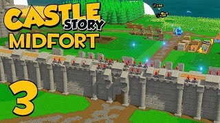 Castle Story Invasion on MidFort  Part 3  Wall of Red [upl. by Marcy]