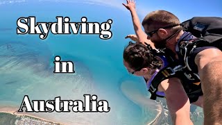 SKYDIVING OVER THE GREAT BARRIER REEF IN AUSTRALIA Cairns  Alexia Kaybee [upl. by Miarhpe495]