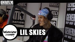 Lil Skies  Interview quotLife of a Dark Rosequot Live des studios de Generations [upl. by Odlanyar]