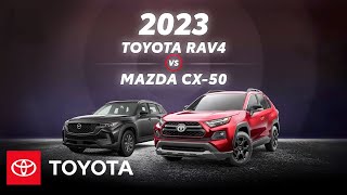 2023 Toyota RAV4 vs 2023 Mazda CX50  Toyota [upl. by Diaz]