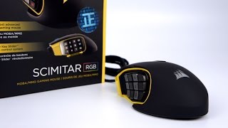 12 組多功能機械側鍵、超貼服操控 Corsair Scimitar RGB 電競滑鼠 [upl. by Anewor]