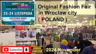 Designer Fashion Fair in Wroclaw  Targi Mody Autorskiej we Wrocławiu  Fashion Meeting 2024 Nov [upl. by Gertrudis989]