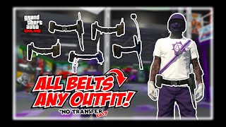 NEW2024 How To Get EVERY BELT On Any Outfit In GTA 5 Online NO TRANSFER [upl. by Evetta527]