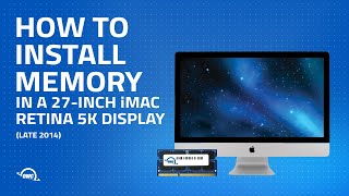 How to upgrade the memory of a 27inch iMac with Retina 5K display Late 2014  Mid 2015 iMac151 [upl. by Haldi]