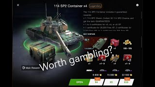 Gambling for 114 SP2 wotblitz [upl. by Okika]