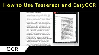 How to Use Tesseract and EasyOCR [upl. by Rona]