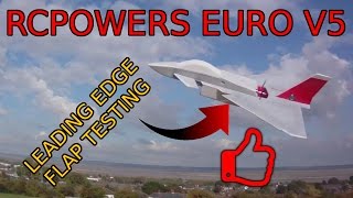 RCPOWERS EURO V5 LEADING EDGE FLAP TEST [upl. by Fern420]