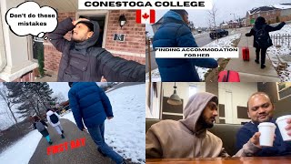 My First Day in Conestoga College as an international student🇨🇦  ORIENTATION DAY  vlog [upl. by Novyaj575]