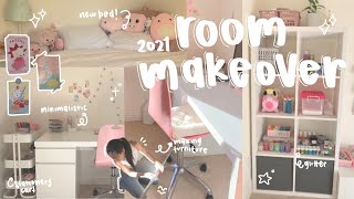 Room Makeover 🌱🧸🍡ikea vlog  haul new furniture [upl. by Reitrac]