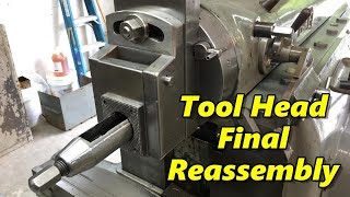 SNS 213 Shaper Tool Head Final Reassembly Machine Tool Books [upl. by Lusar]