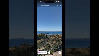 Center of Titicaca Lake view point viralvideo viralshorts googlemaps youtubeshorts [upl. by Htebyram]