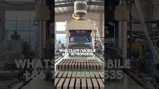 lime sand hydraulic brick press bidiraction machine de fabrication des briques de terre compress [upl. by Gnad]