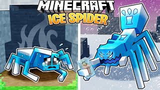 I Survived 100 Days as an ICE SPIDER in HARDCORE Minecraft [upl. by Dammahum987]