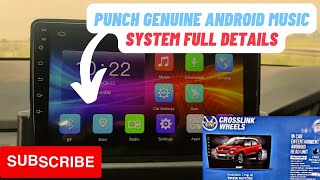 punch crosslink wheel music system 🚗 music system Android auto with Apple car play 🔥 [upl. by Niletak]