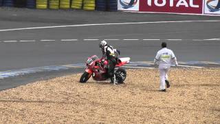 compilation chute promosport le mans crash 2011 [upl. by Ykroc80]