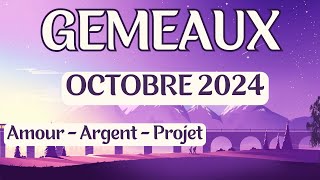 GEMEAUX  OCTOBRE 2024  Timing divin ce que vous avez longtemps attendu arrive à vous maintenant [upl. by Eelano409]