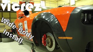 Vicrez Dodge Challenger WideBody install Howto [upl. by Murphy866]