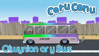 Caru Canu  Olwynion ar y Bws Welsh Childrens Song [upl. by Lepp909]